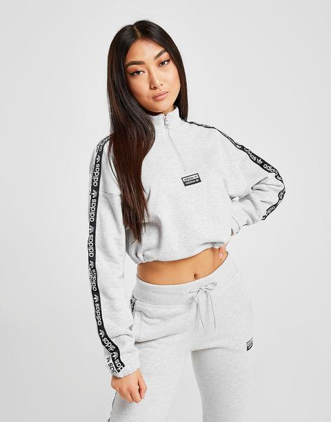 adidas crop zip hoodie
