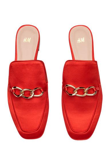 H & M - Mocassini Slip-on - Rosso