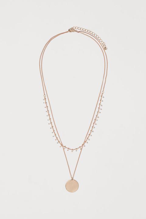 H & M - Collar De Dos Vueltas - Oro