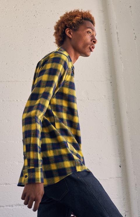 Pacsun Plaid Flannel Long Sleeve Button 