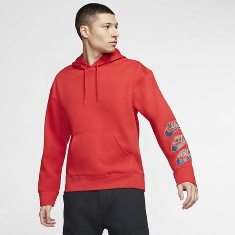 sudadera nike hombre roja