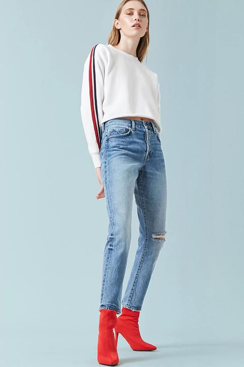 Jeans A Vita Alta