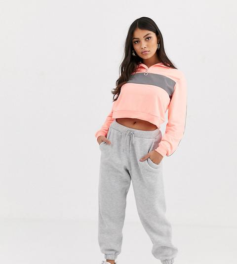 Joggers Extragrandes De Asos Design Petite-gris