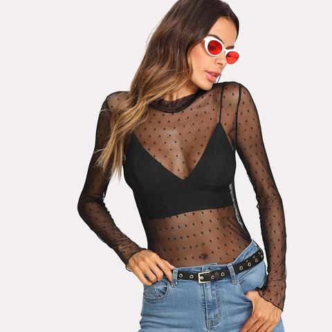 Blusa Trasparente A Pua