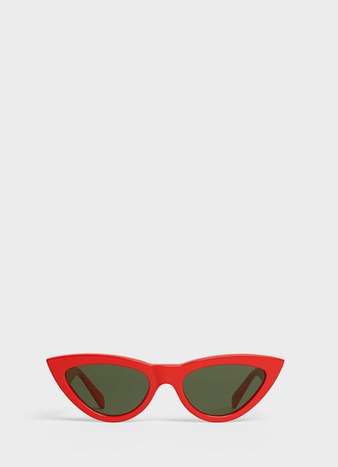Cat Eye Sunglasses In Acetate