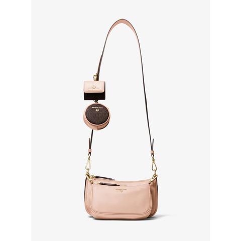 Mkbandolera Jet Set Mediana De Gabardina De Nailon - Rosa Claro(rosa) - Michael Kors