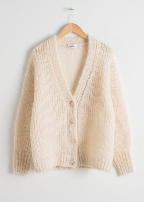 Oversized V-neck Cardigan