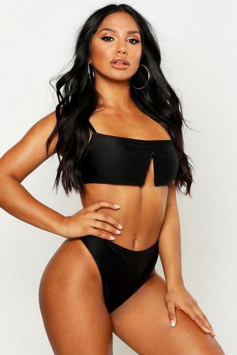 V Wire High Waist Bikini