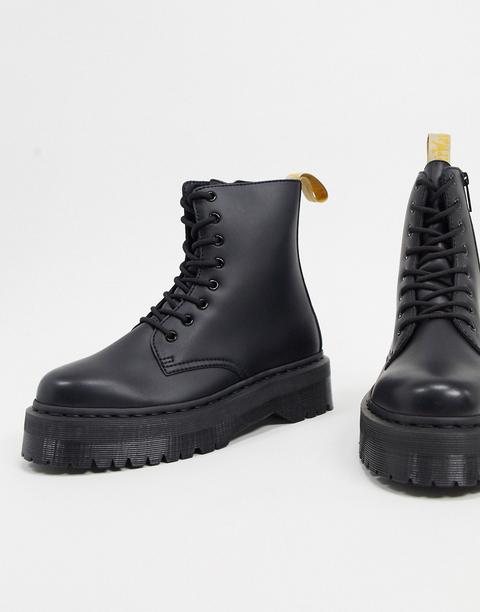 Dr Martens Vegan Jadon Platform Boots In Black