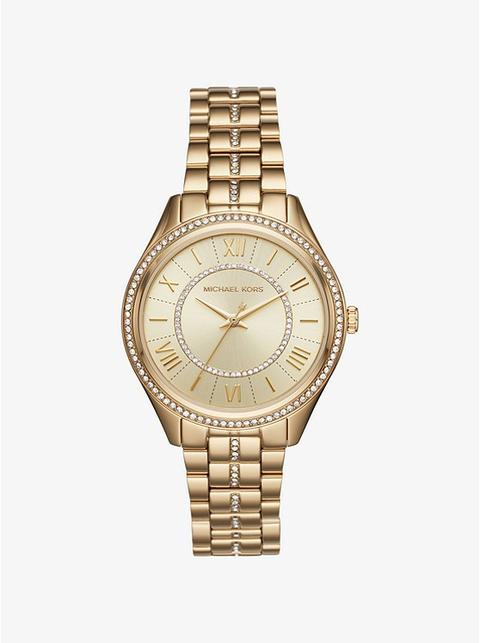 Lauryn Pavé Gold-tone Watch