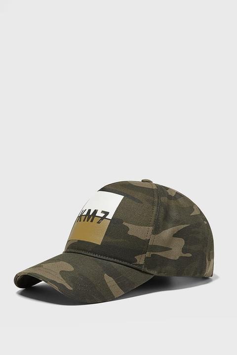 Gorra Estampado Camuflaje Texto