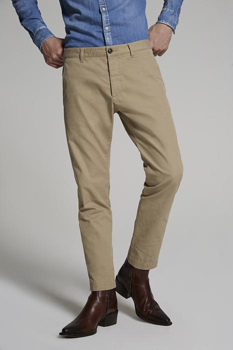 Dsquared2 Hombre Pantalón Arena Tamaño 50 100% Algodón