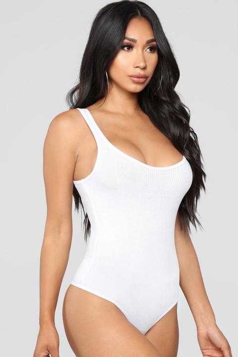 Elaina Bodysuit - White