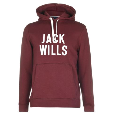jack wills red hoodie