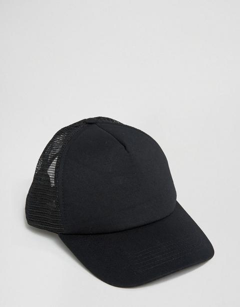 Asos - Cappellino Trucker Nero - Nero