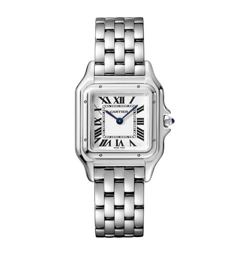 Medium Stainless Steel Panthère De Cartier Watch 27mm