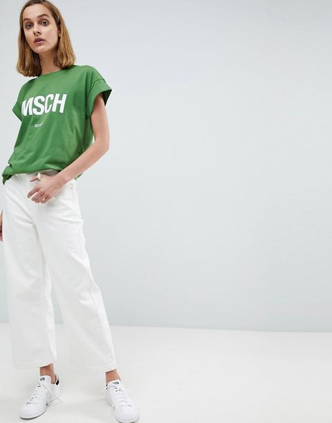 Moss Copenhagen - Jean Large D'ensemble - Blanc