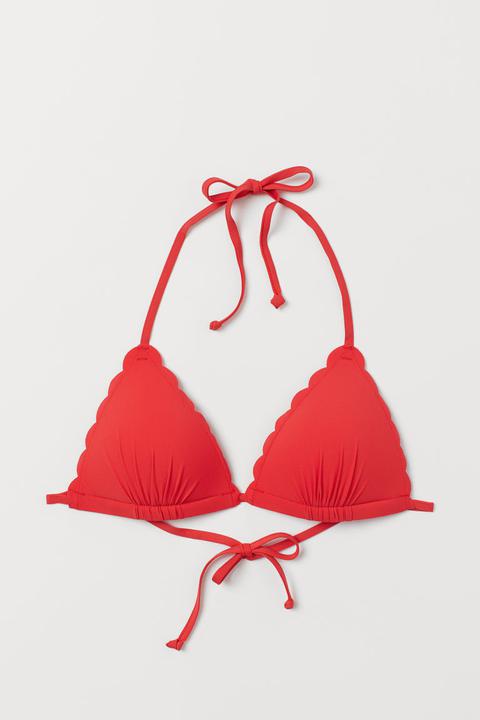 Top Push-up De Bikini - Rojo