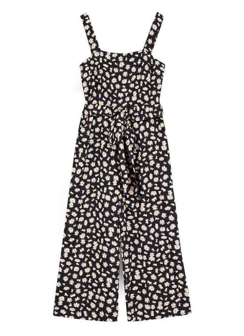 Graziana Daisy Print Jumpsuit - Vintage Style