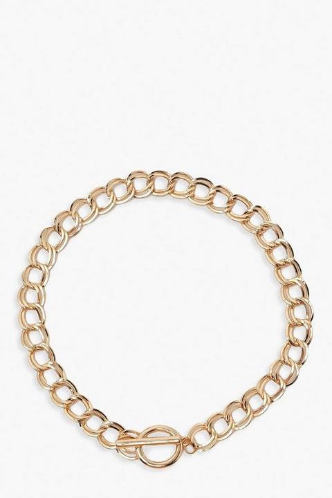 Collier À Barre En T - Or - One Size, Or