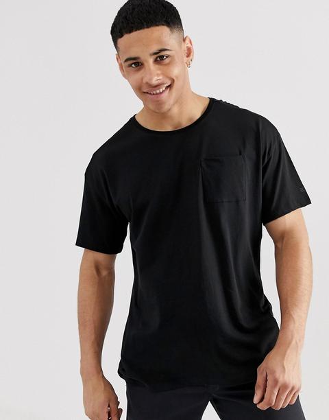 Esprit - T-shirt Oversize Nera - Nero