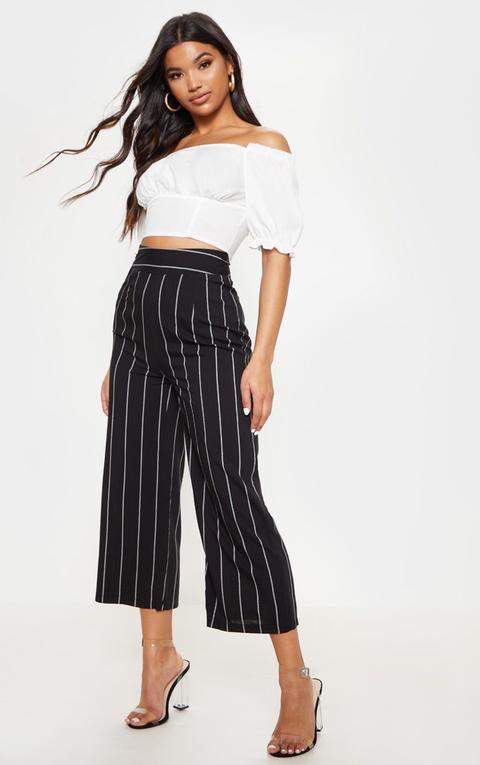 Tazmin Black Stripe Culottes