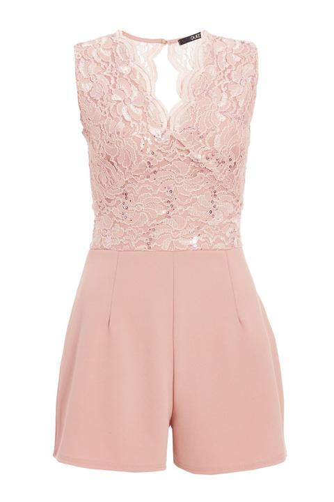 dusky pink playsuit