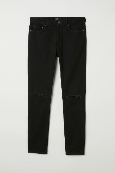 Skinny Jeans - Schwarz - Herren