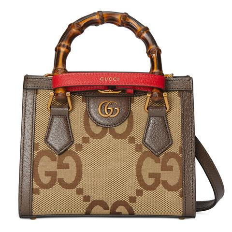 Minibolso Tote Gucci Diana Con Jumbo Gg