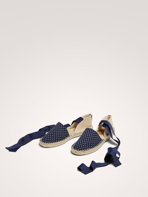 Zapato Yute Lazo Lunares