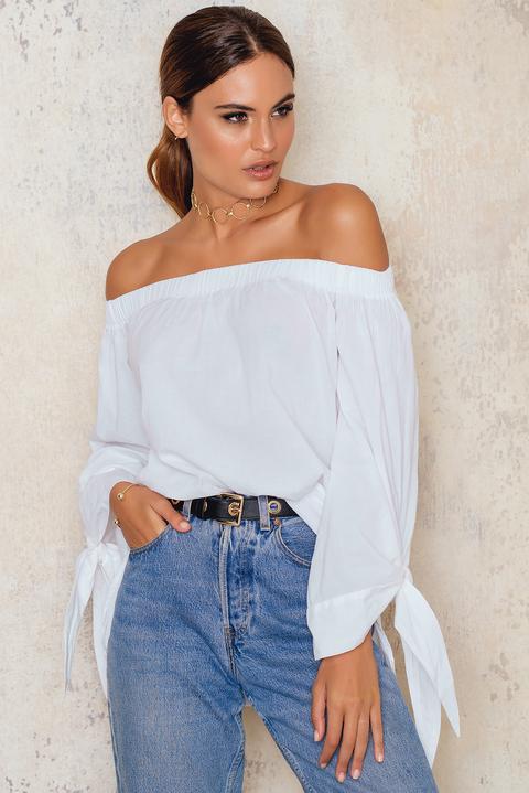 Off Shoulder Knot Blouse