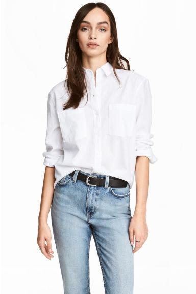 Linen-blend Shirt