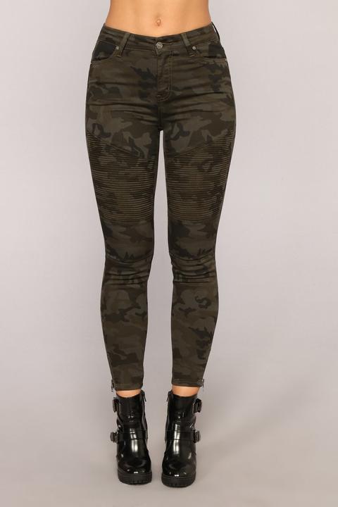 Camoto Ankle Jeans - Camo