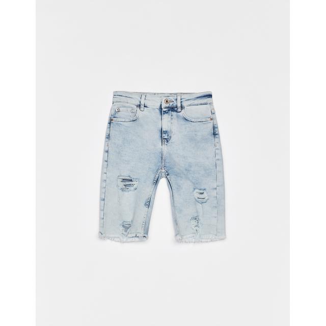 Pantalón Ciclista Denim from Bershka on 21 Buttons