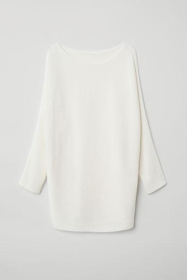 H & M - Pullover A Coste - Bianco