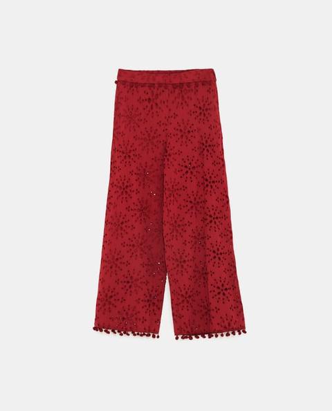 Pantalón Culotte Pompones