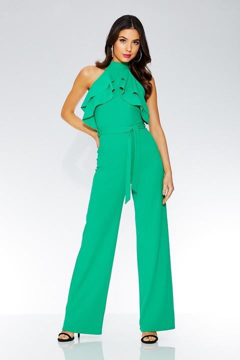 quiz frill jumpsuit