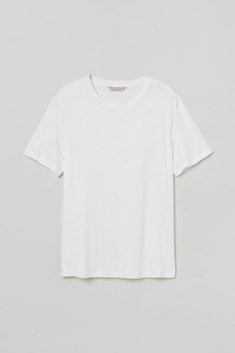 Camiseta Recta - Blanco