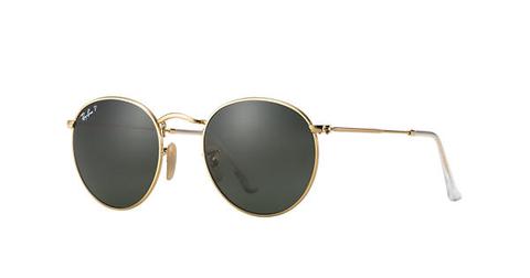 Ray-ban Round Metal Oro ,lentes Polarizadas - Rb3447