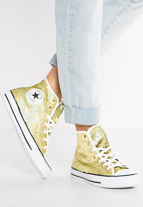 Chuck Taylor All Star - Zapatillas Altas - Gold/white