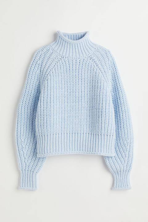 Knitted Jumper - Blue