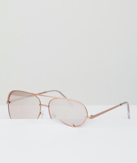 Aj Morgan Aviator Sunglasses In Matte Pink