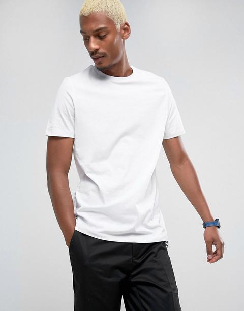 Asos - T-shirt Lunga - Bianco