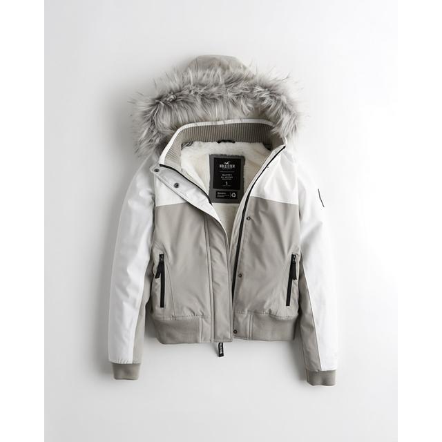 hollister cozy lined bomber jacket