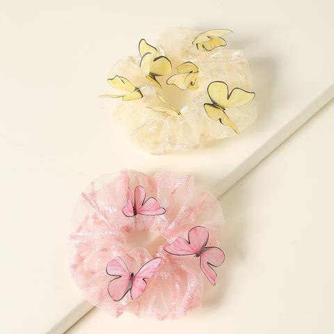 2pcs Butterfly Decor Scrunchie