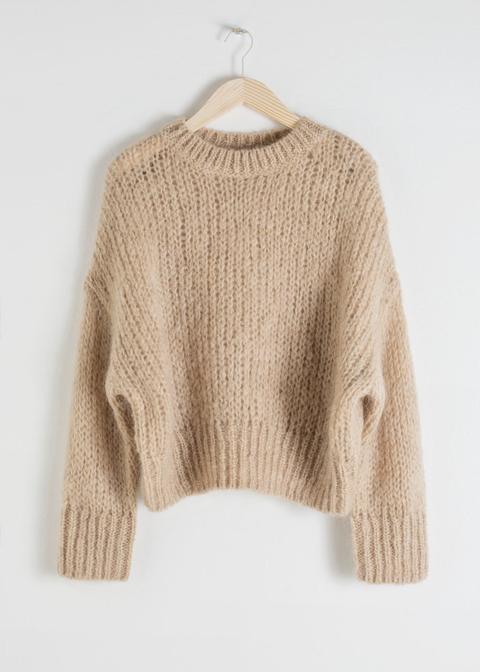 chunky knit sweater