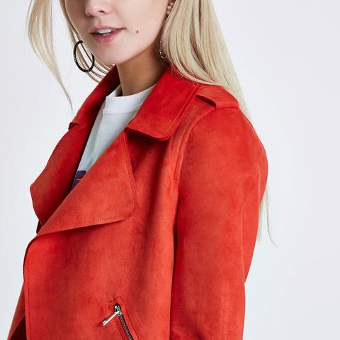 river island orange jacket