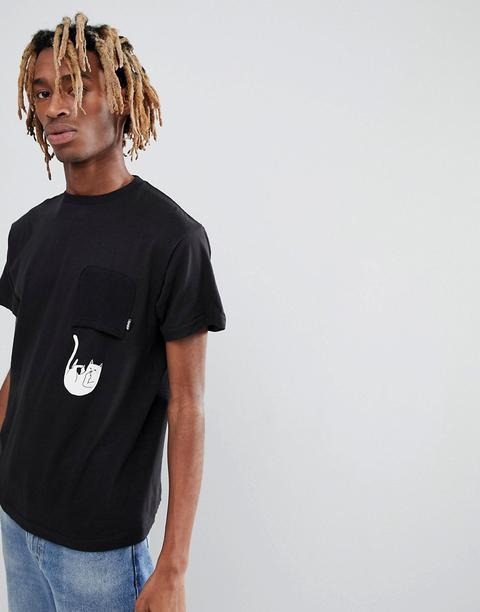 Ripndip - Hang In There - T-shirt Nera - Nero