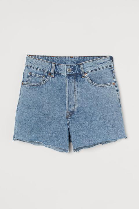 Vintage High Shorts - Azul