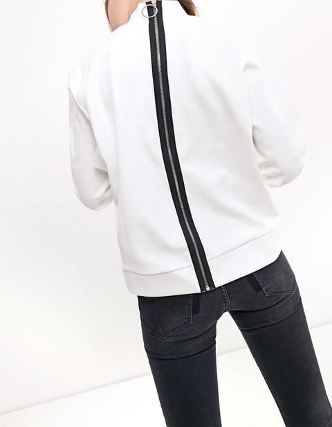 Sudadera Cremallera Espalda